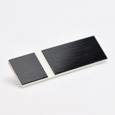 GRAVOPLY 1 SORT-HVIT 0,8 MM