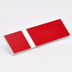 GRAVOGLAS 2 SURFACE RØD MATT-HVIT 1,6 MM