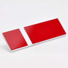 GRAVOGLAS 2 SURFACE RØD BLANK-HVIT 1,6 MM