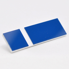 GRAVOGLAS 2 SURFACE AZUREBLÅ BLANK-HVIT 3,2 MM