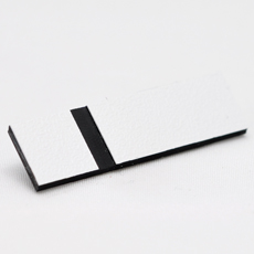 GRAVOGLAS 2 SURFACE HVIT-SORT 1,6 MM