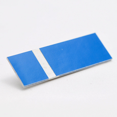 GRAVOFOIL BLÅ-HVIT 0,2 MM