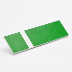 GRAVOFOIL GRØNN-HVIT 0,2 MM