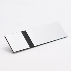 GRAVOLASE METALLICS SØLV BØRSTET-SORT 1,6 MM