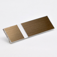 METALLEX BRONSE BØRSTET-HVIT 0,8 MM