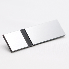 METALLEX ALUMINIUM BØRSTET-SORT 0,8 MM