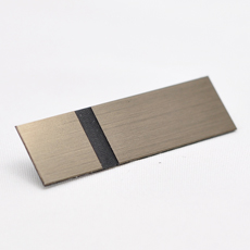 GRAVOLASE METALLICS BRONSE BØRSTET-SORT 0,5 MM