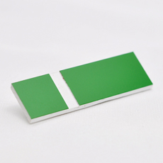 GRAVOPLY LASER EPLEGRØNN-HVIT 1,3 MM