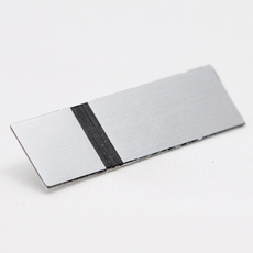 FLEXILASE ALUMINIUM BØRSTET-SORT 0,25 MM