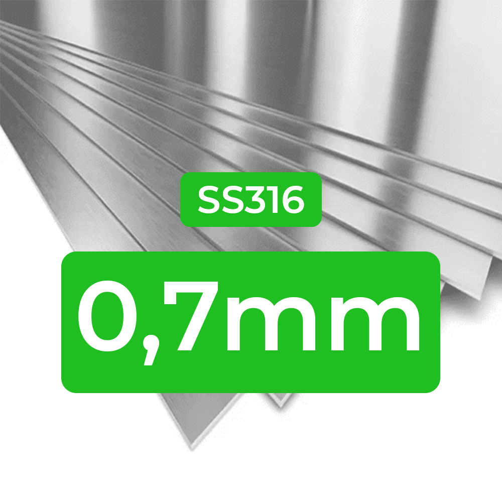 AISI 316L-2B – SS316 0,7MM KALDVALSET