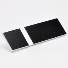Gravoglas 2-plex 901 sort matt-hvit 3,2mm