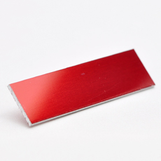 Gravoxal 673 rød blank-alu 1,0mm